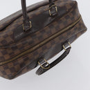 LOUIS VUITTON Damier Ebene Deauville Hand Bag SPO N47272 LV Auth YKZ591-6