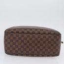 LOUIS VUITTON Damier Ebene Deauville Hand Bag SPO N47272 LV Auth YKZ591-5