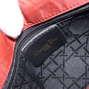 Christian Dior Canage Shoulder Bag Nylon Red Gold Auth YKZ592-19