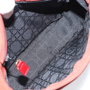 Christian Dior Canage Shoulder Bag Nylon Red Gold Auth YKZ592-11