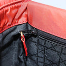 Christian Dior Canage Shoulder Bag Nylon Red Gold Auth YKZ592-22