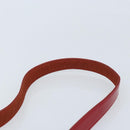 Christian Dior Canage Shoulder Bag Nylon Red Gold Auth YKZ592-14