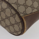 GUCCI GG Supreme Web Sherry Line Bag PVC Beige Gold 40 02 081 Auth YKZ594-11