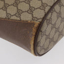 GUCCI GG Supreme Web Sherry Line Bag PVC Beige Gold 40 02 081 Auth YKZ594-12