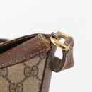 GUCCI GG Supreme Web Sherry Line Bag PVC Beige Gold 40 02 081 Auth YKZ594-14