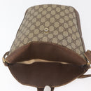 GUCCI GG Supreme Web Sherry Line Bag PVC Beige Gold 40 02 081 Auth YKZ594-16