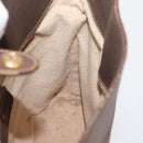 GUCCI GG Supreme Web Sherry Line Bag PVC Beige Gold 40 02 081 Auth YKZ594-19