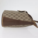 GUCCI GG Supreme Web Sherry Line Bag PVC Beige Gold 40 02 081 Auth YKZ594-4