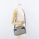 GUCCI GG Supreme Sherry Line Shoulder Bag PVC Navy Gold 93 02 049 Auth YKZ595-24