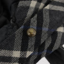 BURBERRY Nova Check One Piece Blue Label Canvas Gray Auth YKZ605A-13