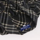BURBERRY Nova Check One Piece Blue Label Canvas Gray Auth YKZ605A-5