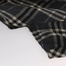 BURBERRY Nova Check One Piece Blue Label Canvas Gray Auth YKZ605A-7