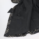 BURBERRY Nova Check One Piece Blue Label Canvas Gray Auth YKZ605A-9
