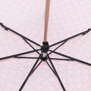 CELINE Macadam Canvas Folding Umbrella Nylon Pink Auth YKZ608A-8