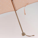 CELINE Macadam Canvas Folding Umbrella Nylon Orange Auth YKZ609A-10