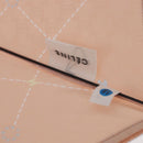 CELINE Macadam Canvas Folding Umbrella Nylon Orange Auth YKZ609A-12