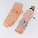 CELINE Macadam Canvas Folding Umbrella Nylon Orange Auth YKZ609A-14
