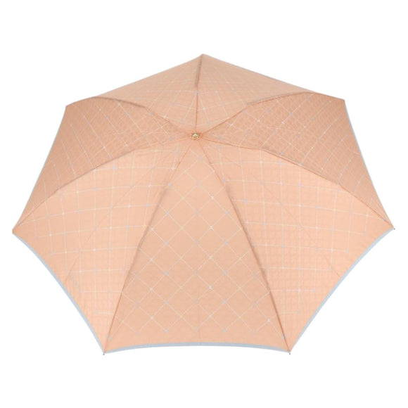 CELINE Macadam Canvas Vouwparaplu Nylon Oranje Auth YKZ609A