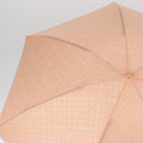 CELINE Macadam Canvas Folding Umbrella Nylon Orange Auth YKZ609A-3