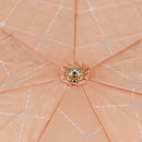 CELINE Macadam Canvas Folding Umbrella Nylon Orange Auth YKZ609A-7