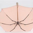 CELINE Macadam Canvas Folding Umbrella Nylon Orange Auth YKZ609A-8