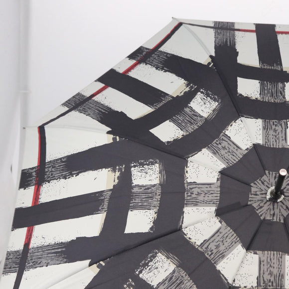 BURBERRY Nova Check Umbrella Nylon Gray Auth YKZ611A