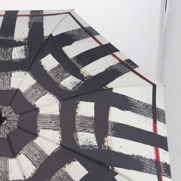 BURBERRY Nova Check Umbrella Nylon Gray Auth YKZ611A