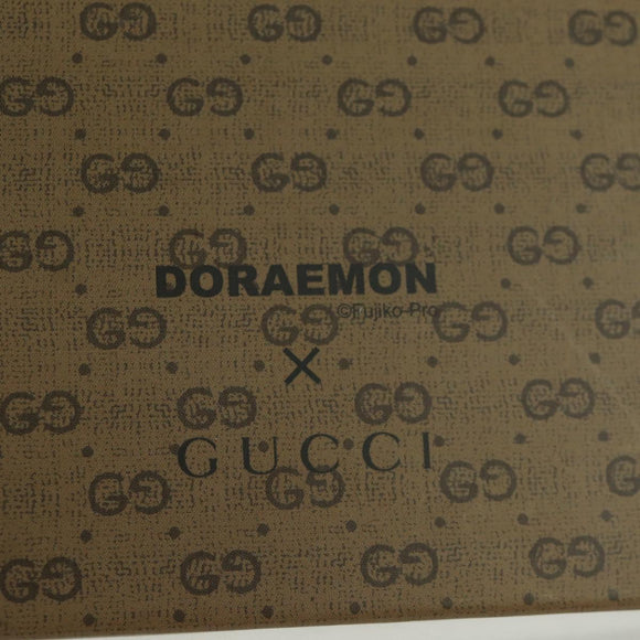 GUCCI GG Supreme Doraemon collaboration Sticky PVC Beige Auth YKZ612M