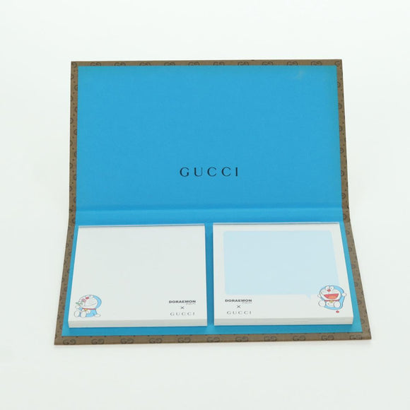 GUCCI GG Supreme Doraemon collaboration Sticky PVC Beige Auth YKZ612M