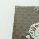 GUCCI GG Supreme Notebook Doraemon Collaboration PVC Beige Auth YKZ613M-3