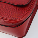 LOUIS VUITTON Epi Cartesier MM Shoulder Bag Red M52247 LV Auth YKZ616-9