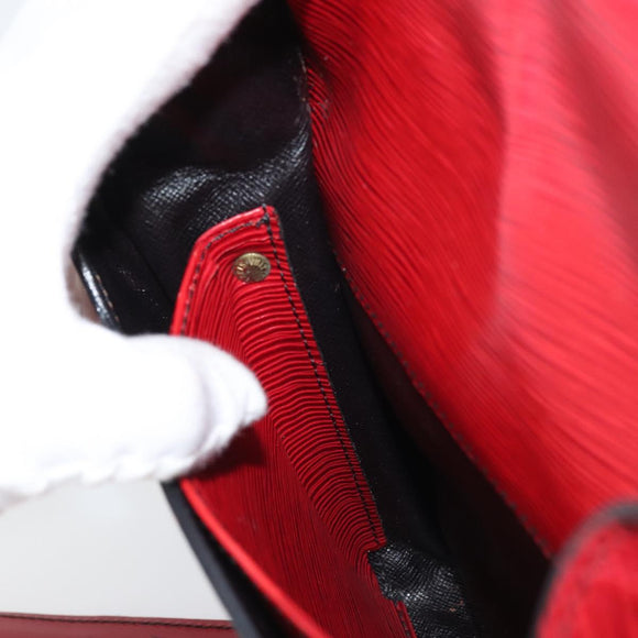 LOUIS VUITTON Epi Cartesier MM Shoulder Bag Red M52247 LV Auth YKZ616