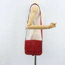 LOUIS VUITTON Epi Cartesier MM Shoulder Bag Red M52247 LV Auth YKZ616-25
