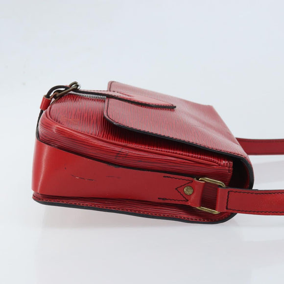LOUIS VUITTON Epi Cartesier MM Shoulder Bag Red M52247 LV Auth YKZ616