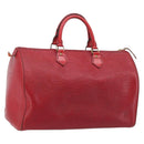 LOUIS VUITTON Epi Speedy 35 Hand Bag Castilian Red M42997 LV Auth YKZ623A-1