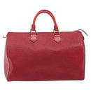 LOUIS VUITTON Epi Speedy 35 Hand Bag Castilian Red M42997 LV Auth YKZ623A-13