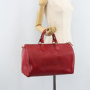 LOUIS VUITTON Epi Speedy 35 Hand Bag Castilian Red M42997 LV Auth YKZ623A-22