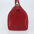 LOUIS VUITTON Epi Speedy 35 Hand Bag Castilian Red M42997 LV Auth YKZ623A-3