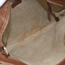 GUCCI GG Canvas Guccissima Bag Canvas Leather Beige Silver 161822 Auth YKZ624-10