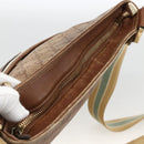 GUCCI GG Canvas Guccissima Bag Canvas Leather Beige Silver 161822 Auth YKZ624-6