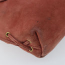 GUCCI Shoulder Bag Suede Pink Gold 95107 Auth YKZ626-11
