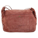 GUCCI Shoulder Bag Suede Pink Gold 95107 Auth YKZ626-3