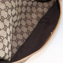 GUCCI GG Canvas Hand Bag Beige Gold 121023 Auth YKZ627-11