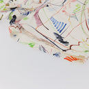 HERMES Short Pants 36 Multicolor Silver Auth YKZ632M-10
