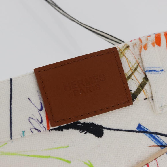 HERMES Short Pants 36 Multicolor Silver Auth YKZ632M