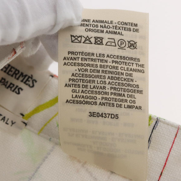 HERMES Short Pants 36 Multicolor Silver Auth YKZ632M