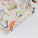 HERMES Short Pants 36 Multicolor Silver Auth YKZ632M-9