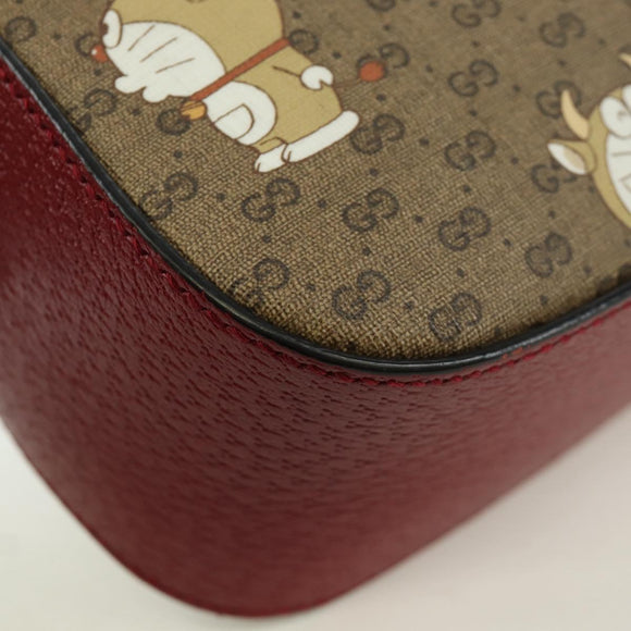 GUCCI Micro GG Supreme Doraemon Collaboration Bag PVC 574886 Auth YKZ711SAM