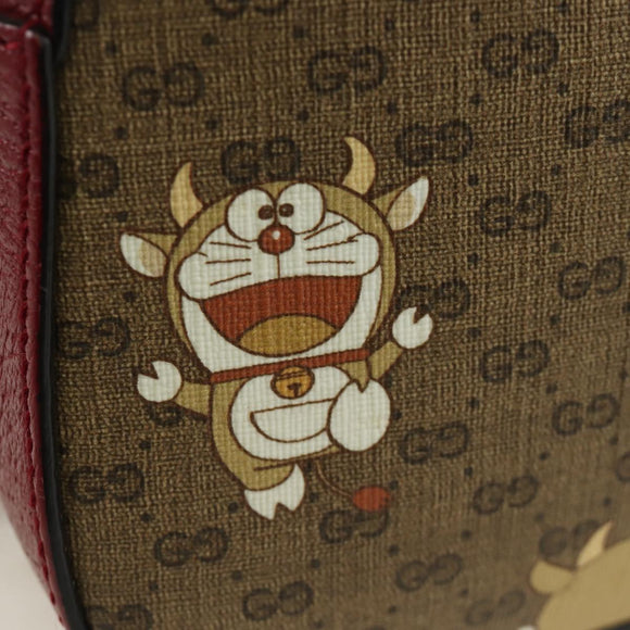 GUCCI Micro GG Supreme Doraemon Collaboration Bag PVC 574886 Auth YKZ711SAM