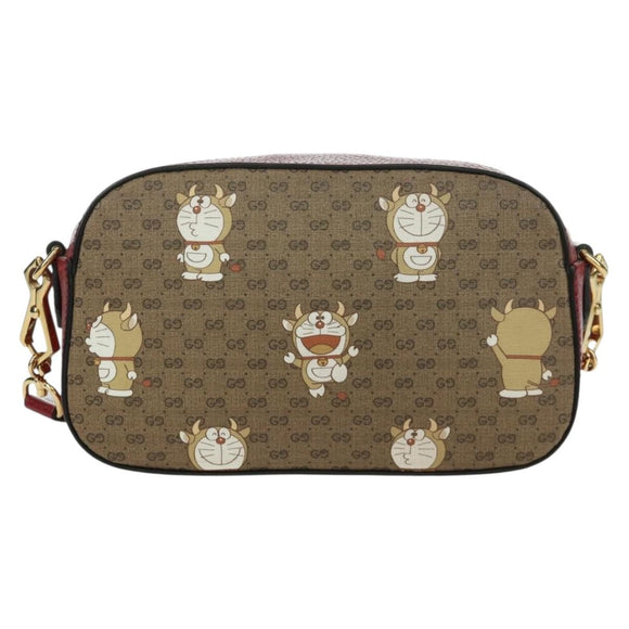GUCCI Micro GG Supreme Doraemon Collaboration Bag PVC 574886 Auth YKZ711SAM